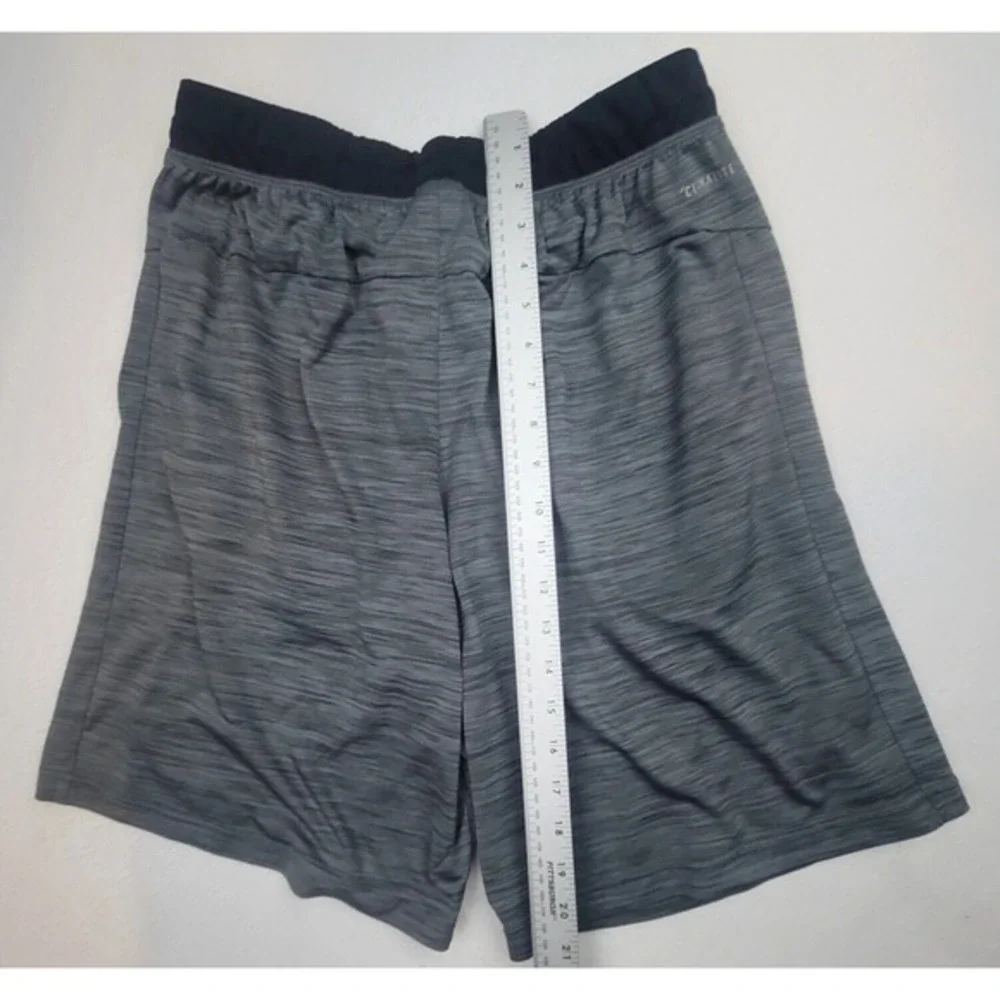 Adidas Gym Shorts ClimaLite Dark Blue Athletic W/Pockets  Mens‎ Sz XL